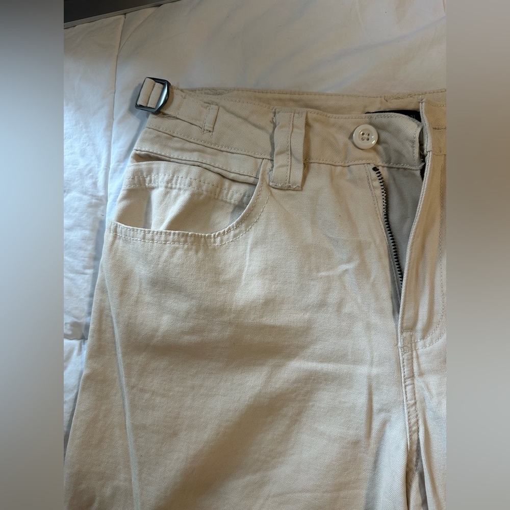 Cream Cargo pants